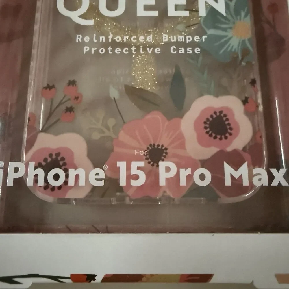 MVMT iPhone 15 Pro Max Magnetic Magsafe Flower Queen Reinforced Bumper Case New